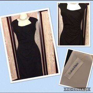 Calvin Klein Black Sheath Dress
